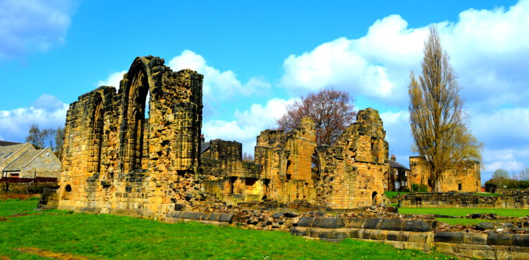edyta-domaradzka- A green grassy area near Monk Bretton Priory in South Yorkshire.